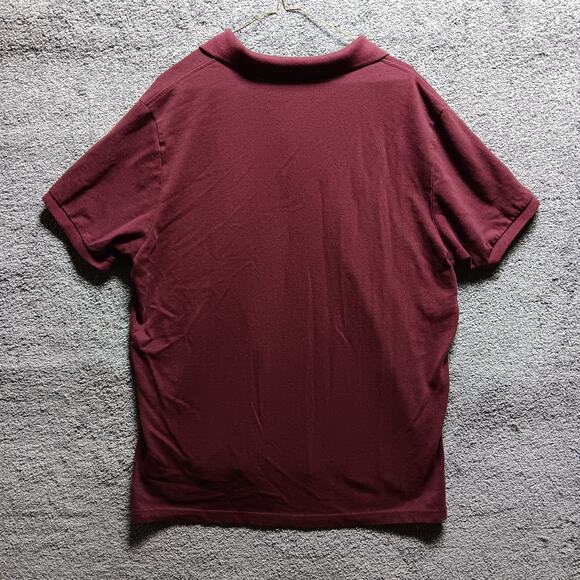 U.S. Polo Assn Men’s Burgundy Polo Shirt XL Classic Fit Preppy Cotton - Picture 4 of 4